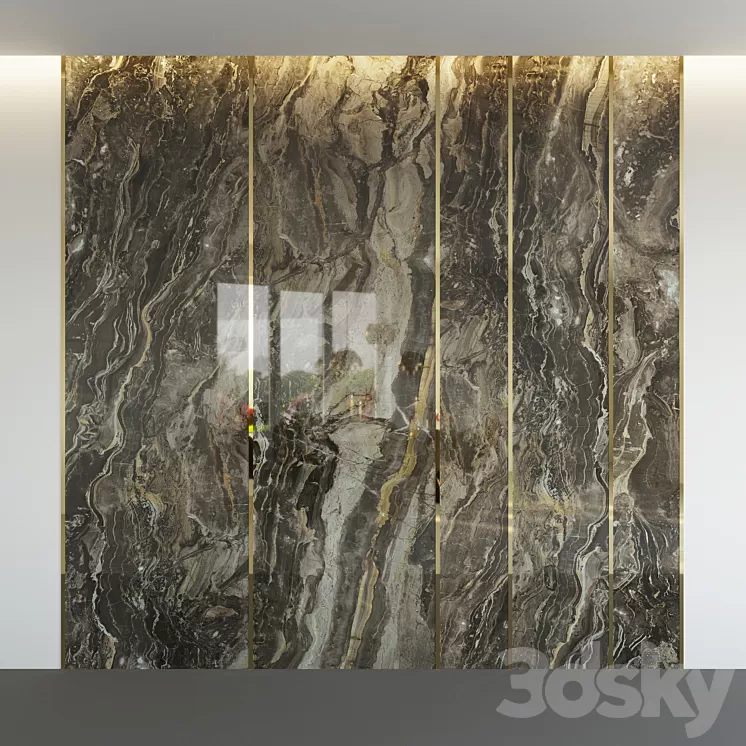 Arabesque wall panel 3D Model Arabesque wall panel 3D Model