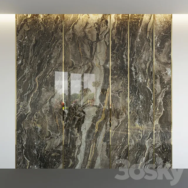 Arabesque wall panel 3DModel Arabesque wall panel 3DModel