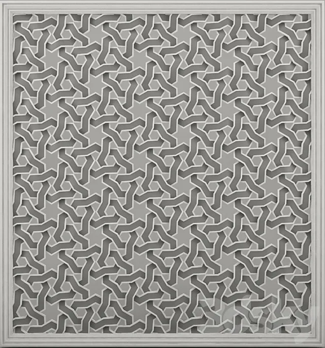 arabic ornamen 3D Model