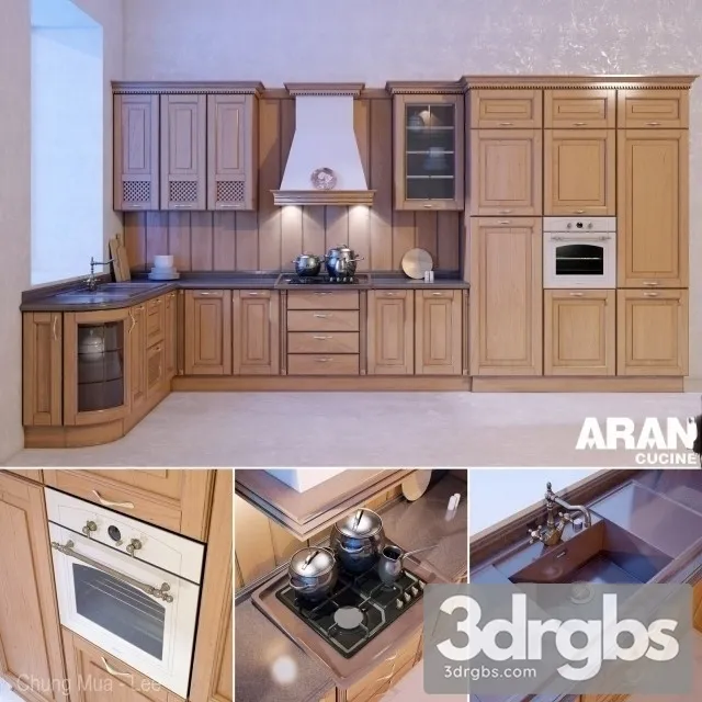 Aran Provenzale Kitchen 3D Model Download