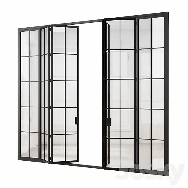 Arbellos folding partition (2 positions) 3D Model