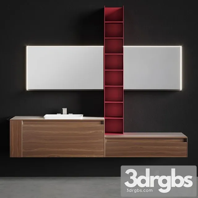 Arblu 5 Zero Vanity Unit with Drawers Arblu 5 Zero Vanity Unit with Drawers