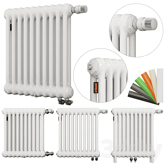 Arbonia Radiators set (Adouble-tube) 3DModel