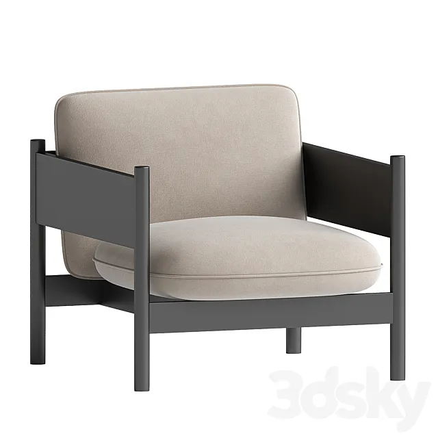 Arbor Club Armchair 3D Model Arbor Club Armchair 3D Model