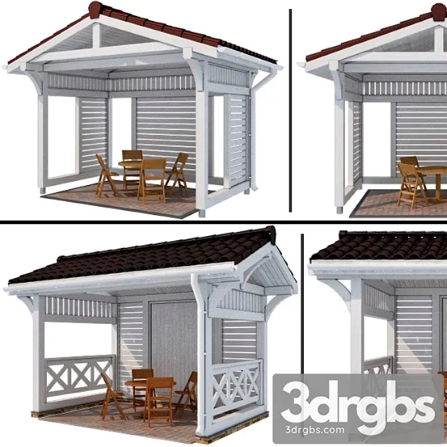 Arbor In A Modern Style 2 Options 3D Model Download