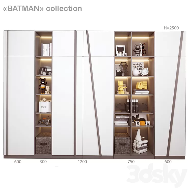 ARBUZOV_STUDIO BATMAN COLLECTION_wardrobe 3D Model