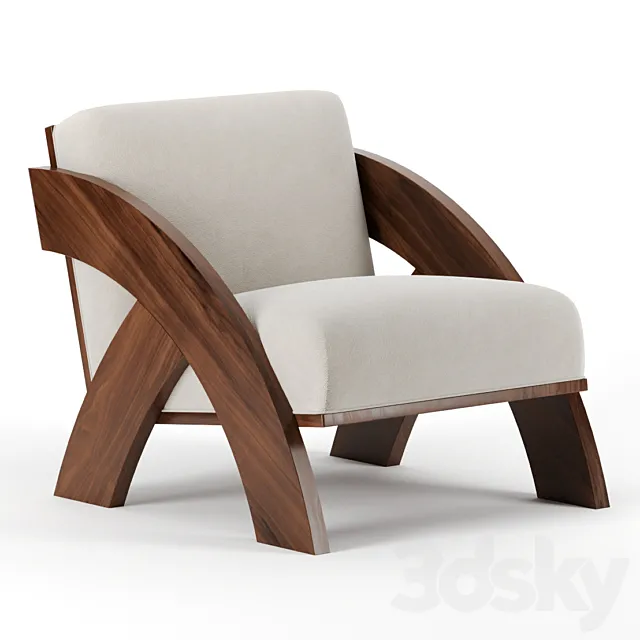Arc Lounge Chair by MOVING MOUNTAINS 3DModel