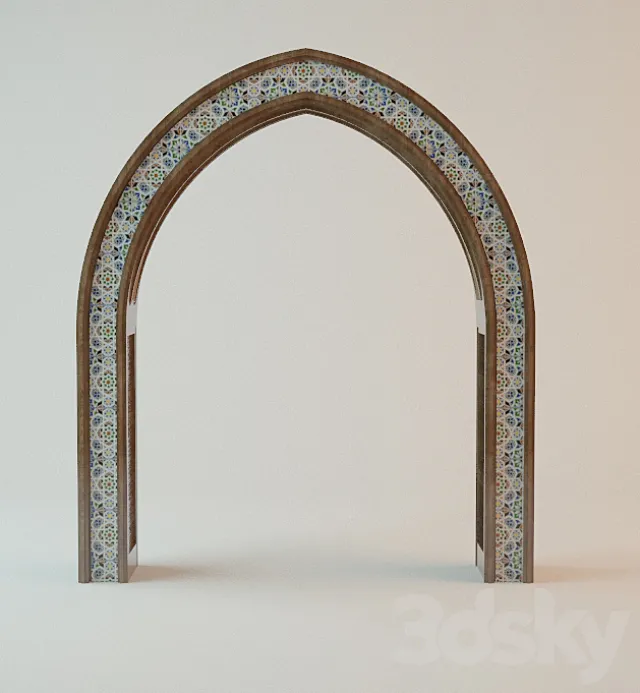 Arc marocain 3D Model Arc marocain 3D Model