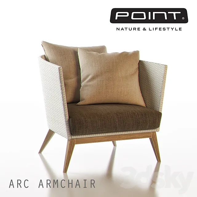 ARC Outdoor Armchair – POINT 3DModel