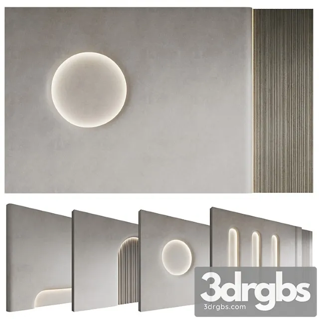 Arc Panel Set 3D Model Download