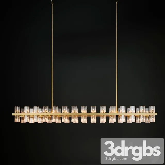 Arcachon linear chandelier 3D Model Download Arcachon linear chandelier 3D Model Download