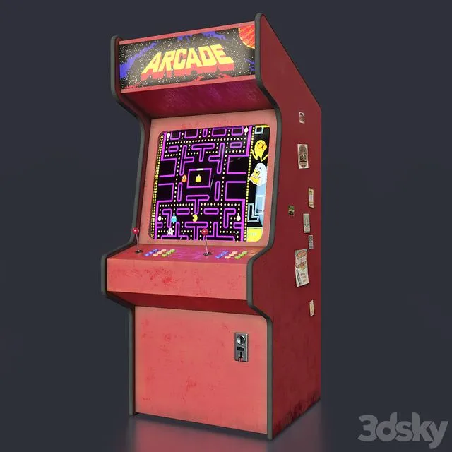 Arcade automatic 3D Model Arcade automatic 3D Model
