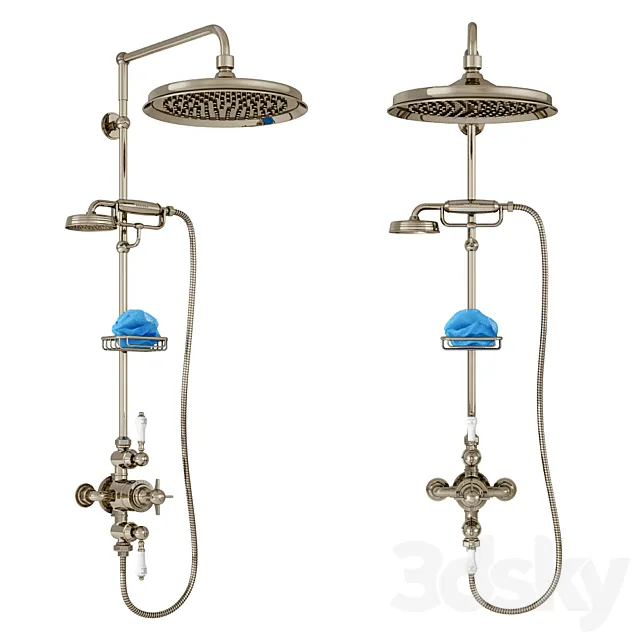 Arcade Avon exposed thermostatic shower valve 3DModel