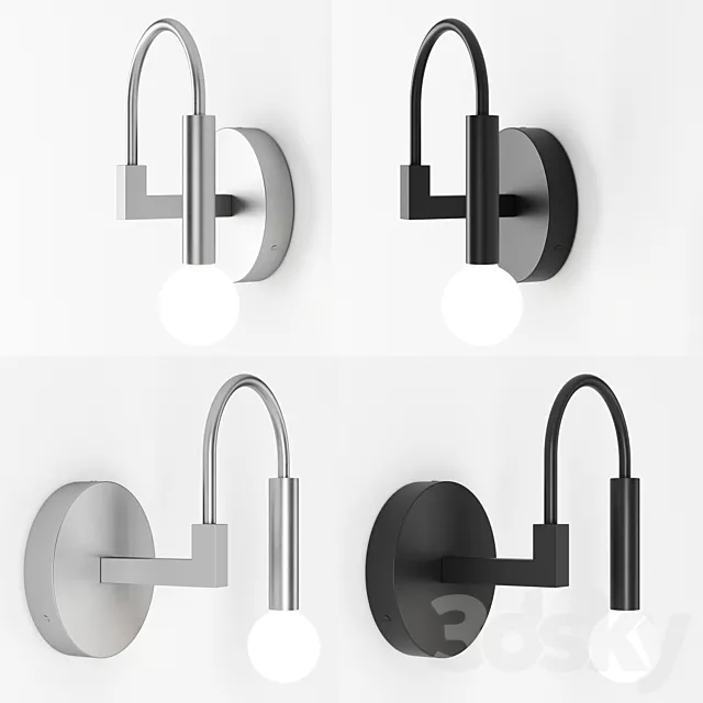 ARCH wall sconce by Dshop 3D Model