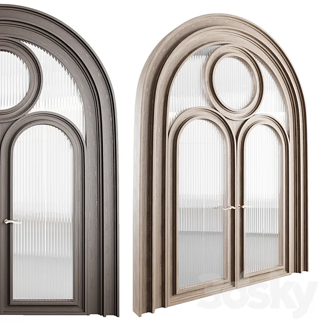 arched door 3D Model