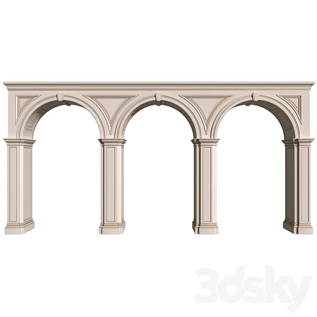 Arched opening.Arcade.Door Portal.Arched Opening.Arched doorway 3D Model Arched opening.Arcade.Door Portal.Arched Opening.Arched doorway 3D Model