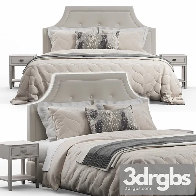 Arched tufted headboard bed Arched tufted headboard bed