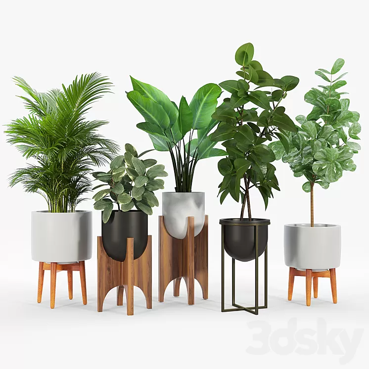 Arches standing planters 3D Model