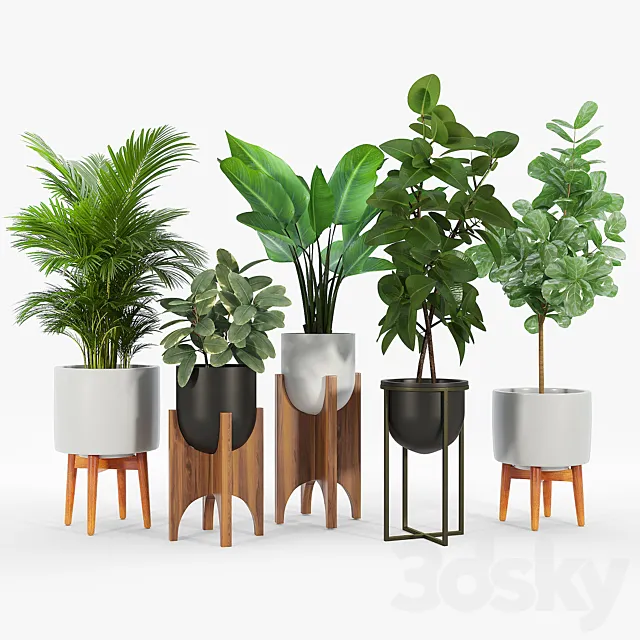 Arches standing planters 3DModel