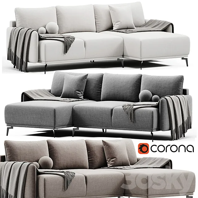 Archi Sofa By Skdesign 3D Model Archi Sofa By Skdesign 3D Model