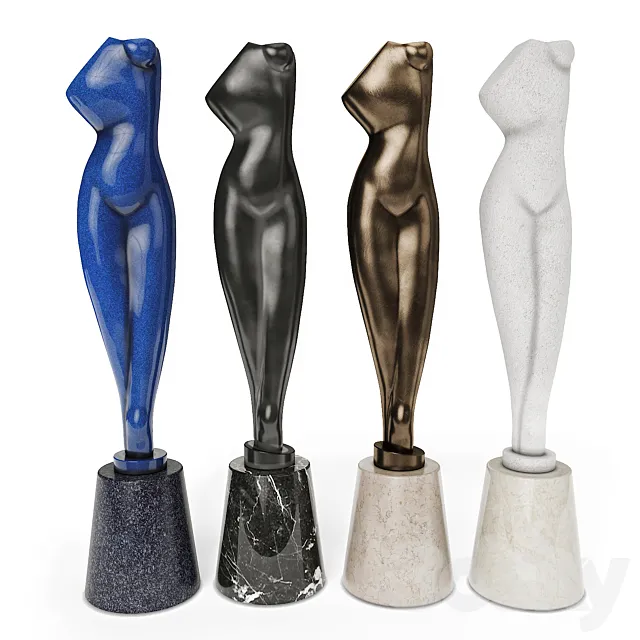 Archipenko Alexander Torso Sculpture 3DModel Archipenko Alexander Torso Sculpture 3DModel