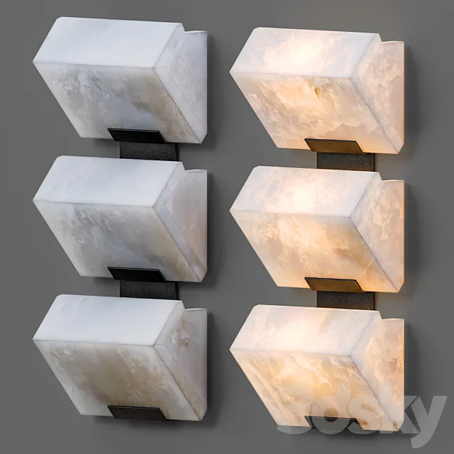 Architectural Pierre Chareau Sconces 3DModel