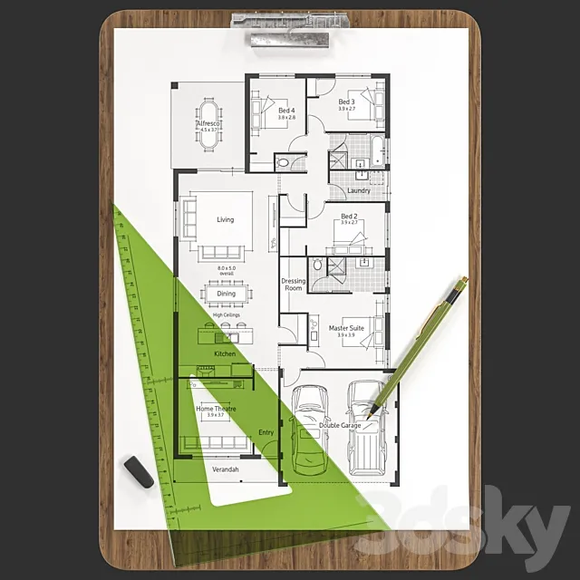 Architectural supplies Vol 01 3D Model