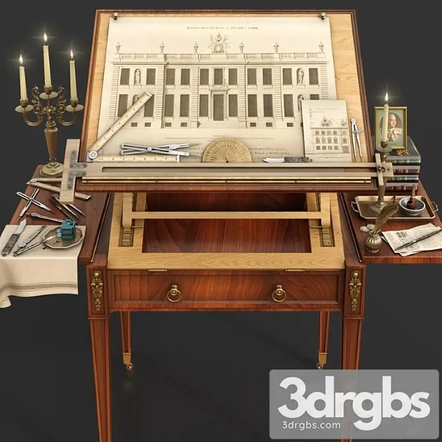 Architectural workshop ad1790 3D Model Download