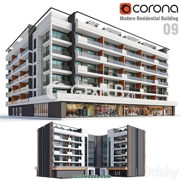 Architecture – Building – Modern Residential Building 09