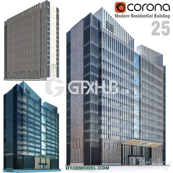 Architecture – Building – Modern Residential Building 25