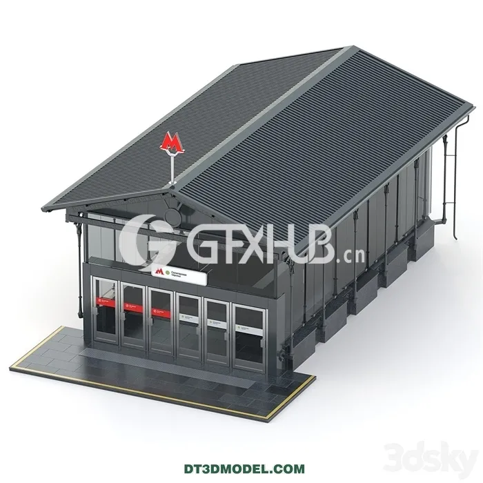 Architecture – Building – Subway pavilion