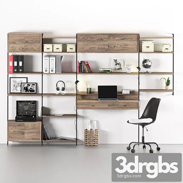 Archivita mount for wardrobe system 2 3D Model Download