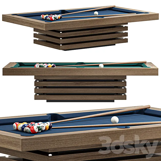 Arclight Pool Billiards table 3D Model