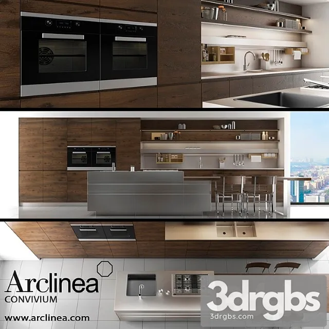 Arclinea Convivium 3D Model Download