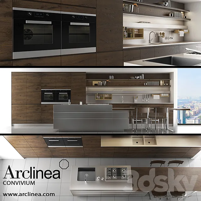 Arclinea Convivium 3D Model