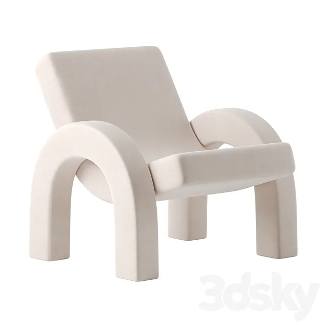 Arco Lounge Chair by Dusty Deco 3DModel