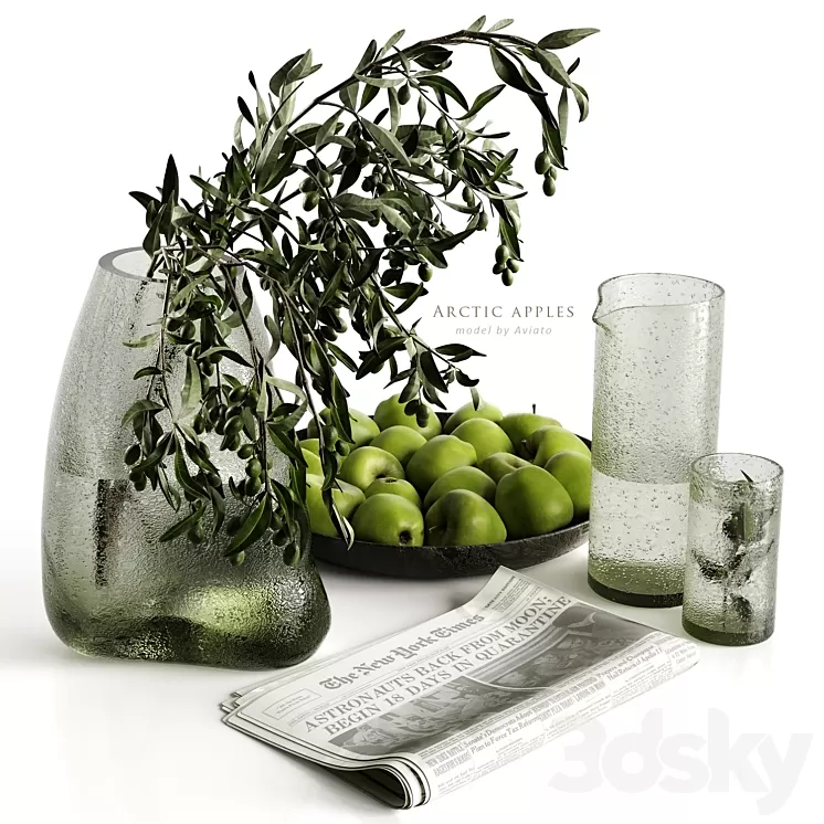 arctic apples 3D Model Free Download