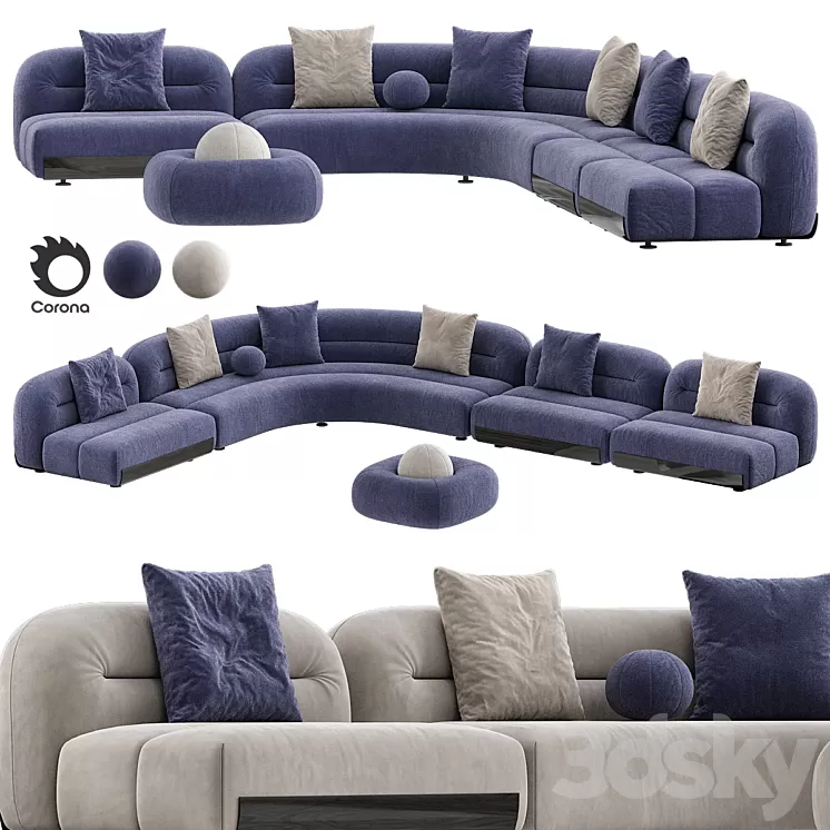 ARCUS Sofa 3D Model Free Download ARCUS Sofa 3D Model Free Download