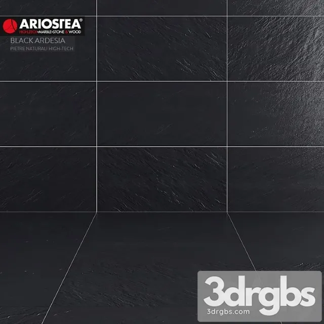 Ardesia pietre naturali high-tech black 3D Model Download