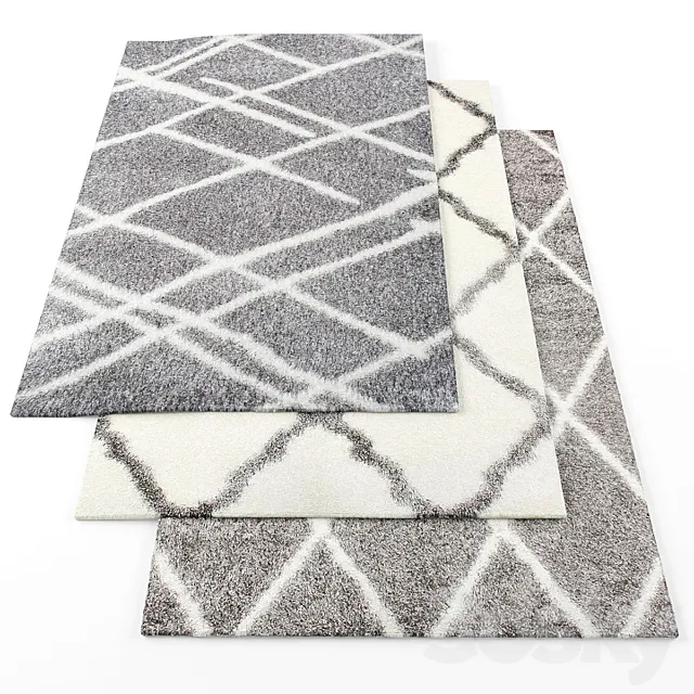 Area rugs6 3DModel Area rugs6 3DModel