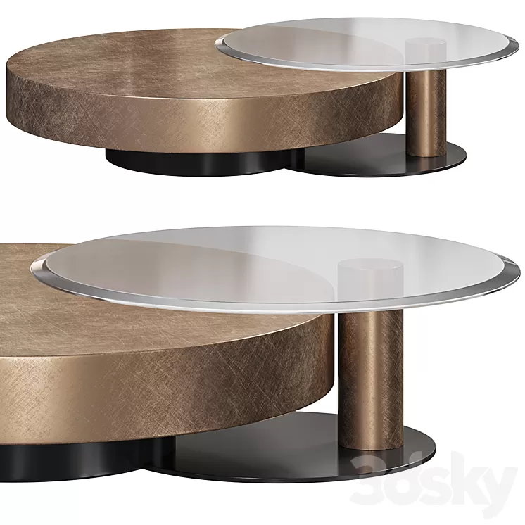 Arena Coffee Table by cattelanitalia 3D Model