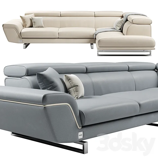 Arena Corner Sofa by FENDA 3DModel Arena Corner Sofa by FENDA 3DModel