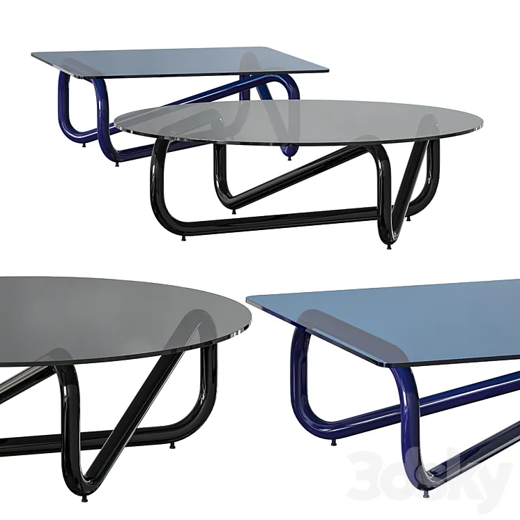 Arflex Infinity Coffee Tables 3D Model Free Download
