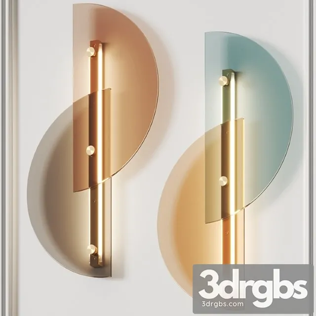 Arflex Papillon Wall Lamp 3D Model Download