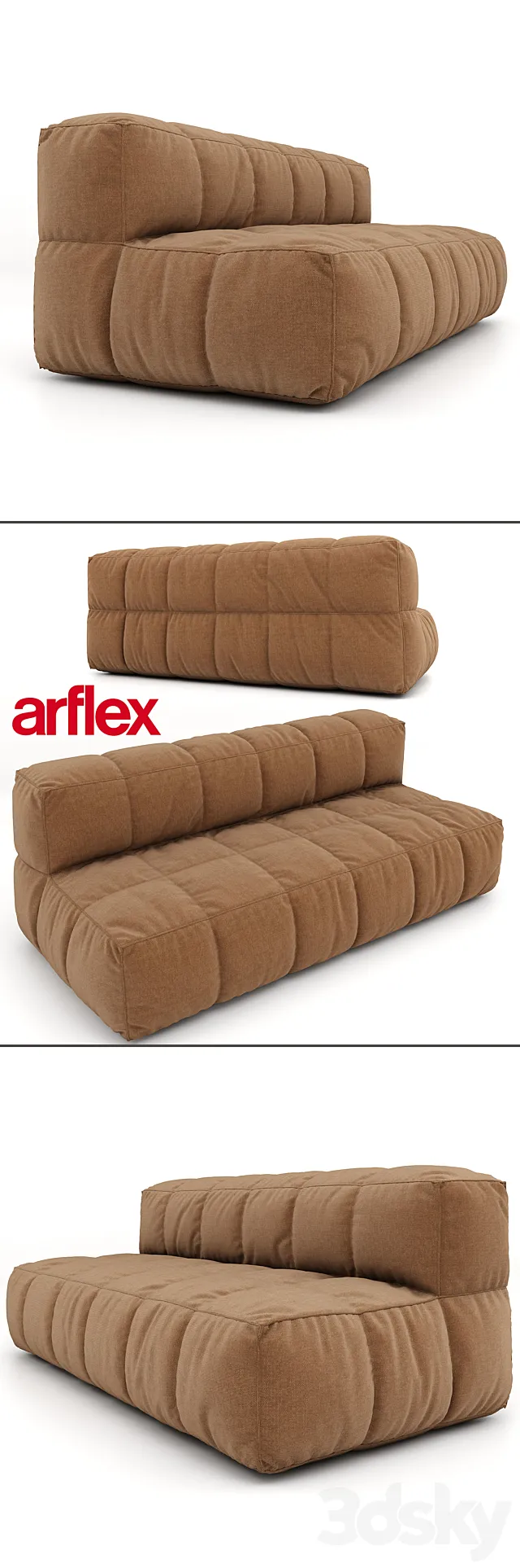 Arflex sofa 3D Model Arflex sofa 3D Model