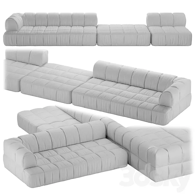 Arflex Strips Sofa 3D Model Arflex Strips Sofa 3D Model