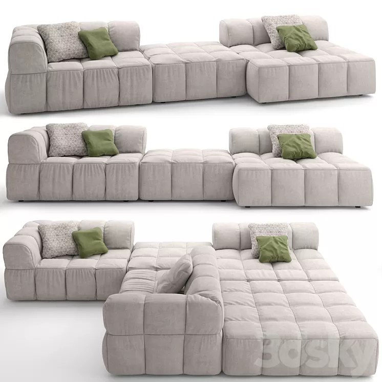 Arflex Strips System Sofa 3D Model Free Download