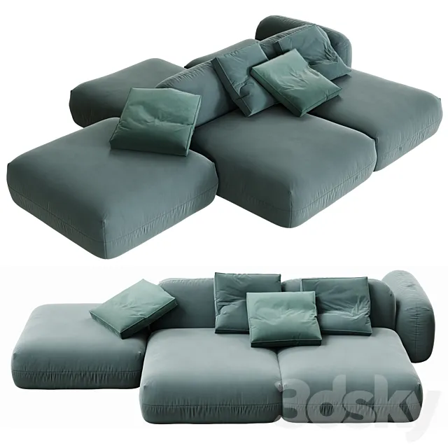 Arflex Tokio (corona7 + vray) 3D Model Arflex Tokio (corona7 + vray) 3D Model