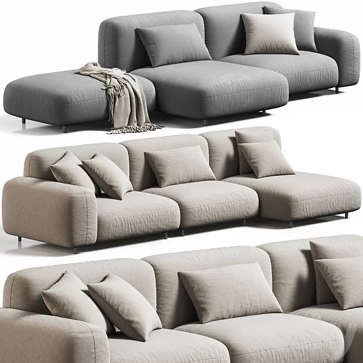 Arflex Tokio Sofa 3D Model Free Download