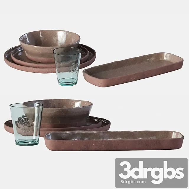 Argila plates set Argila plates set